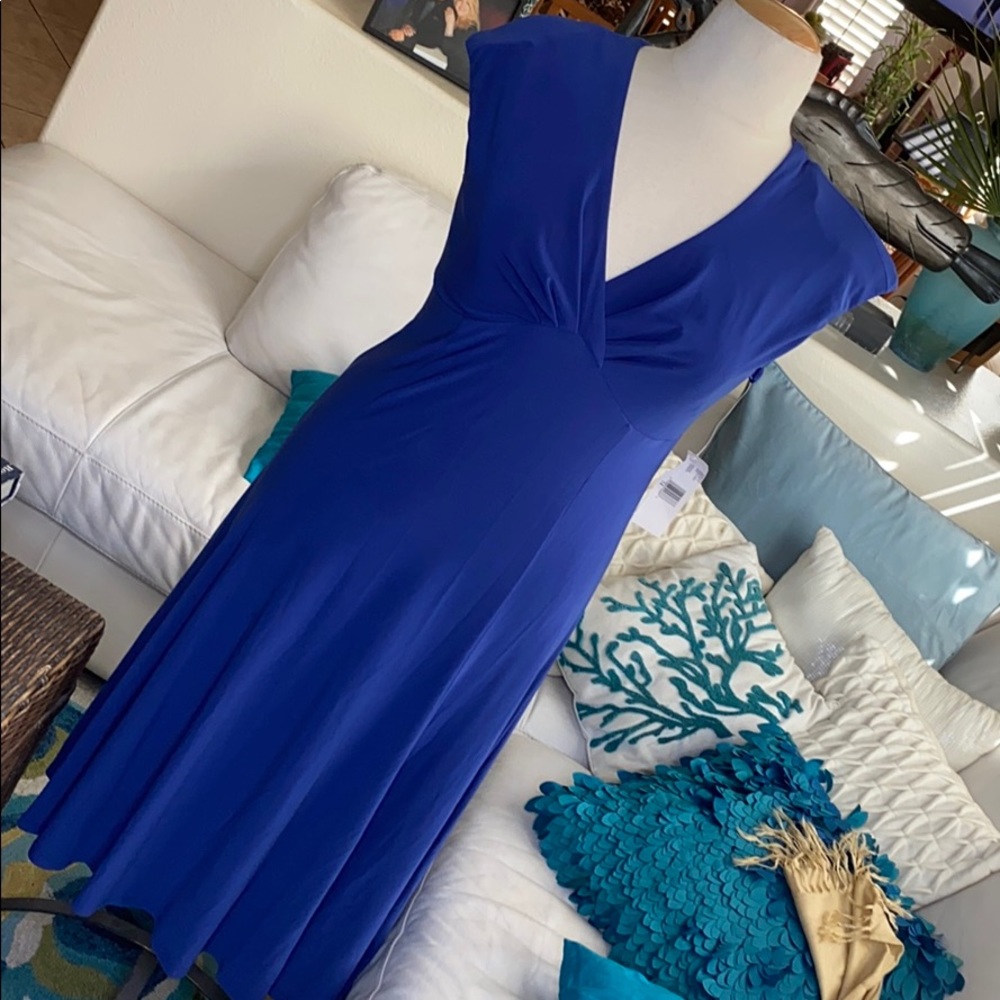 Royal blue jones NY dress   Empire waist , 46